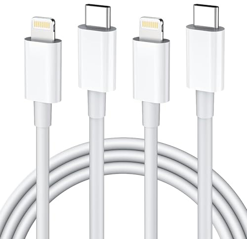 ANSEIP USB C auf Lightning Kabel 1M 2Pack, MFi-zertifiziertes iPhone Ladekabel für iPhone 14/13/12/11/X/XS/XR/8 Plus, Schnellladekabel für Typ-C Ladegeräte