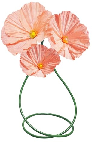 ASDFG Große Blumen, künstliche Blumen-Dekoration – riesige Hochzeitsblumen, riesige künstliche Papierblumen für Geburtstag, Zeremonie, Party, Veranstaltung, Einkaufszentrum, Fensterdekoration, 3 Stück