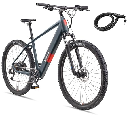 TELEFUNKEN E-Bike Mountainbike 29 Zoll für Herren und Damen | Elektrofahrrad mit 250W Hinterradmotor & 468 Wh Akku | 7-Gang Kettenschaltung | Scheibenbremsen | MTB Hardtail Pedelec