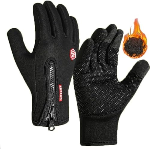 Generisch Thermo Handschuhe, Thermohandschuhe Herren Damen Wasserdicht Touchscreen Handschuhe Für Arbeit Fahrrad