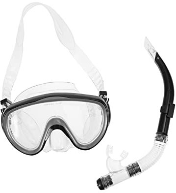 Gogogmee Schnorchelset Erwachsene Trockenschnorchelmaske Silikon Dichtungsmaske Flachlinse Beschlagfrei Zum Schnorcheln Tauchen Schwimmen