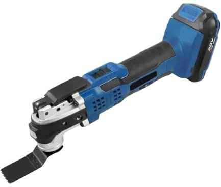 Herramienta oscilante, Herramienta oscilante, multiherramienta oscilante de 20 V, 2,0 Ah, alimentada por batería con ángulo de oscilación de 4°, velocidad de 6 variables 5000-190,Lijado más agresivo