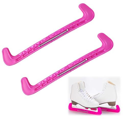 LifgWas Protège Lame Skate, Protection de Patin à Glace Réglable, Protecteurs de Lame de Patinage Artistique, Protège Lame Patin a Glace pour Enfants Adultes Universels