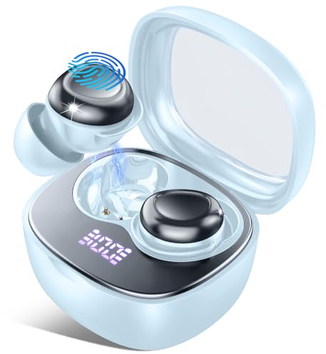 Doubc Schlafkopfhörer Bluetooth 5.4 Kopfhörer, 2025 Neue in Ear Mini Kopfhörer Kabellos mit 35 Stunden Akkulaufzeit, Weiche Ohrhörer Schlafen Sleepbuds, Sanfter Klang Bequem Tragen ohne Druckgefühl