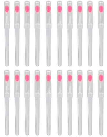 Silikon läppborste läppstiftsborste läppglansborste 20st dubbelsidig mjuk läppbalsamapplikator för professionella makeupartister och hemmabruk