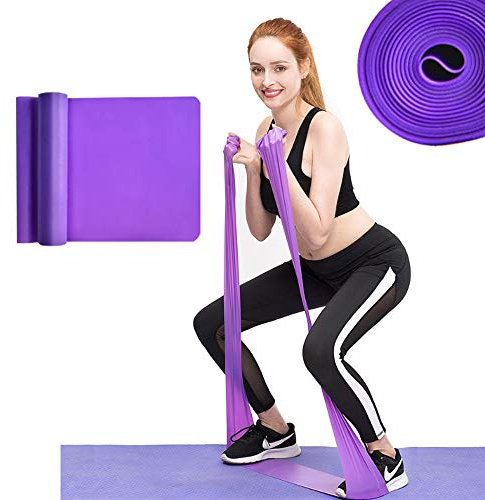 Resistance Bands Elastisches Fitnessband Widerstandsbänder Fitnessbänder Yoga-Bänder aus natürlichem Latex Gymnastikband für Fitness Dehnung Flexibilität Pilate Ballett Rehabilitation