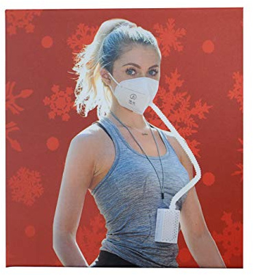 BROAD AirPro Mask Rechargeable Electrical Air Purifying Respirator with HEPA Filter