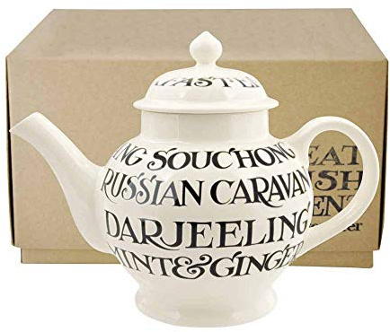 Emma Bridgewater Black Toast All Over 4 Mug Teapot (Boxed)