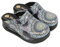 Terlik Sabo Air ST669 Max Leather Womens Clogs Mules Slippers Sabot Shoes, Donna, Mandala Blu Navy, EU 38