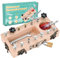 Wooderma Montessori Spielzeug ab 3 4 5 Jahre, Holz Schraubbrett, Busy Board Holzspielzeug, Schraubendreher Brett, Lernspielzeug, Kinderspielzeug, Motorikspielzeug, Geschenk für Mädchen Jungen
