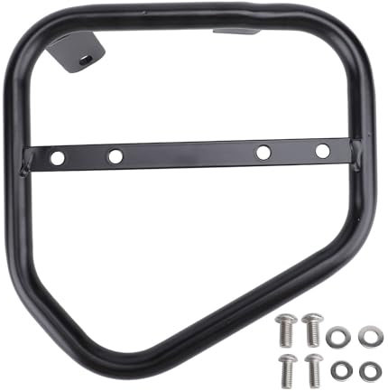 Support de Sac de Coffre latéral pour moto Fer de Rangement Supplémentaire Étagère à Bagages Montage Latéral Supports de Sacoche Moto
