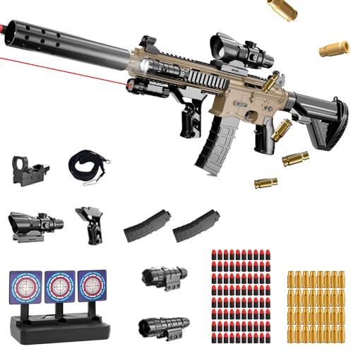 Spielzeug Pistole,Schaumstoff-Blaster,Soft Foam Bullet Blaster Toy,Schaumstoff-Blaster Toy Gun,Soft Foam Bullet Toy,Blaster Toy Gun,Sicherheitstraining oder Spiel,für 14+