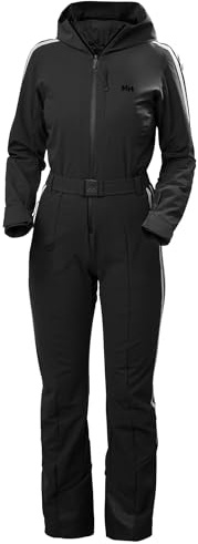 Helly-Hansen Avanti Suit - Women's Snowsuit, Skiing-Suits for Ultimate Warmth & Comfort, Waterproof & Breathable, Winter Gear, 990 Black - Large