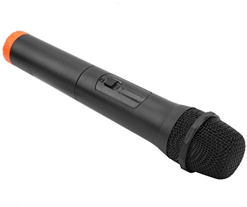 POENVFPO Microfono Portatile Wireless Professionale, Microfono Karaoke Dinamico in Metallo con direttività Cardioide, Monitor della Batteria per KTV Domestica, Spettacoli