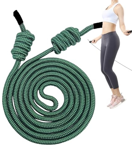 Springseil – 2,8 m, verstellbares Fitness-Seil, robuste Polyesterschnur für Geschwindigkeitstraining, Fettverbrennung und Cardio-Übungen, ideal für Indoor- und Outdoor-Training