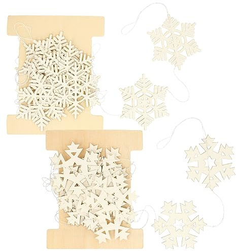 com-four® 2X Girlande aus Papier zur Weihnachtsdeko, Weihnachtsgirlande | Weihnachtsbaumschmuck - Fensterdekoration [Auswahl variiert]