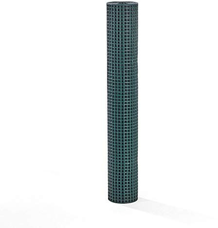 ESTEXO Volierendraht Drahtgitter Maschendraht Schweißgitter Drahtzaun Zaun Draht grün Kaninchendraht Käfigdraht Hasendraht 16 x 16 mm Maschenweite (1 x 10 m)