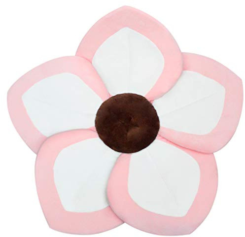 Baby Bath - Flower Baby Bath Pad Infant Bathtub Mat for Bathtub Tub Sink (Whitepink)