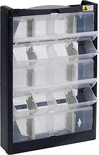 Allit Kleinteilebehälter 466250 (B x H x T) 300 x 465 x 80 mm, schwarz, grau, 1 Stück