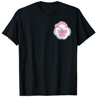 Transgender Pansie LGBT Stolz Stiefmütterchen Blume T-Shirt