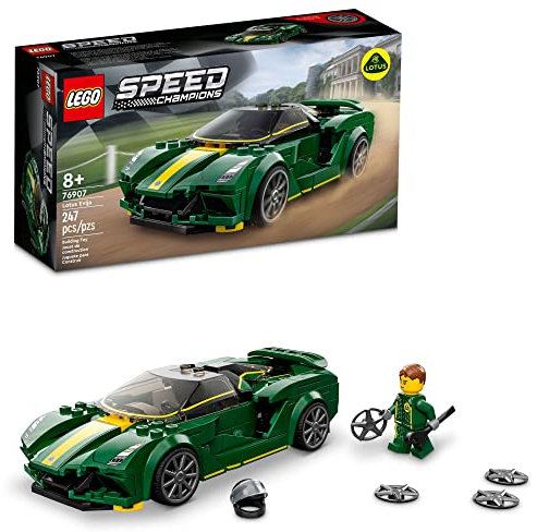 LEGO Speed Champions Lotus Evija 76907 Car Model Building Kit; Cool Toy Hypercar for Kids and Car Fans Aged 8+ (247 Pieces)