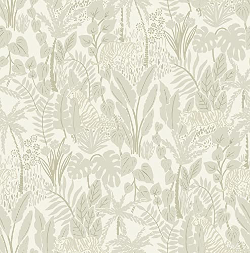 NuWallpaper NUS4482 NUWALL 2022 (SW) Maynard Taupe Peel & Stick Wallpaper