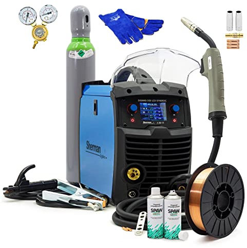 Sherman™ DIGIMIG 205 - Soldadora LCD MIG/MAG, 200 Amp, Sinergia LCD y manual 3 en 1