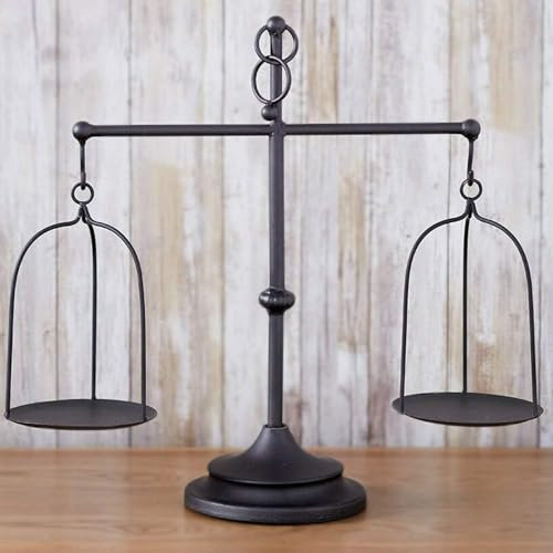 Farm House Scala Scala Candeliere Portacandele Nero Unico Centrotavola Stand Vintage Originalità Stile Decorativo Metallo Country Home Table Decor