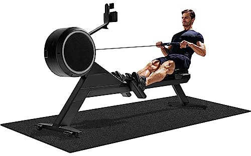 Treadmill Mat 96x36, WERCHO Walking Pad Mat for Carpet Hardwood Floors 6mm Heavy-Duty Exercise Equipment Mat for Rowing Machine, Treadmil Pad, Spin Bike, Elliptical Trainer, Home, Gym