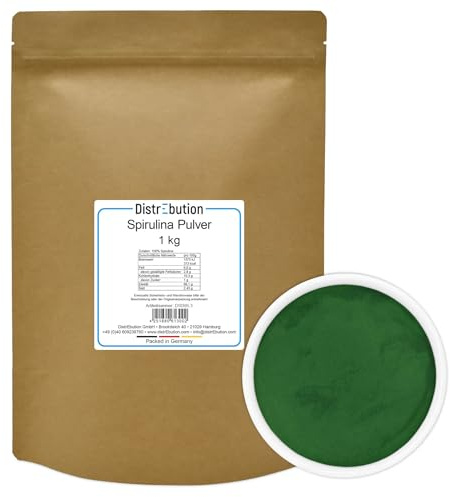 Spirulina Pulver 1 kg natürlich rein ohne Zusätze Superfood Algen