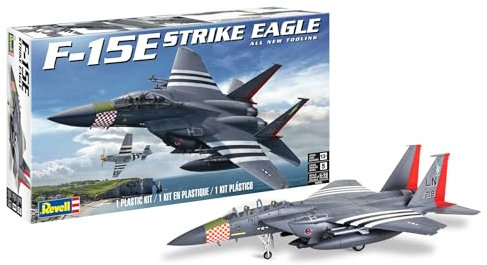 Revell Level 5 Model Kit McDonnell Douglas F-15E Strike Eagle Aircraft 1/72 Scale Model