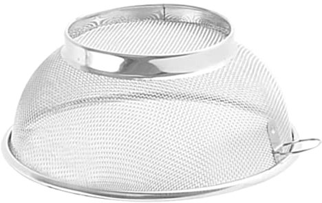 LALADEFIEE Cesta De Lavado De Arroz De Acero Inoxidable Colador Cesta Coladora Para Escurrir Malla Fina Para Cocina