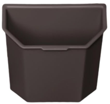 Pitycbo Cubo de Basura para Coche, contenedor de Basura para vehículo, Resistente, práctico, versátil, Caja de Almacenamiento de contenedor de Basura fácil de, MarrÓn