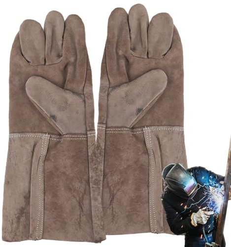 Guantes De Soldadura Resistentes Al Calor: Guantes De Soldadura De De Chimenea Eléctrica, Guantes De Trabajo Impermeables A Prueba De Aceite Para Cortar, Jardinería, Guantes Protectores De Servi