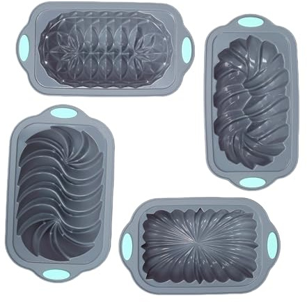 ETUCYNG Moule à pain en silicone pour la cuisson du pain – Moule à pain anti-adhésif pour la cuisson, passe au lave-vaisselle, moule de cuisine fait maison pour gâteaux, friandises, lasagnes, brownies