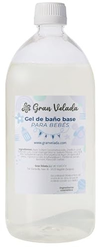 Gran Velada - Gel de Baño Base para Bebés 5 Kg | Fórmula Suave Sin Sulfatos ni Parabenos | Origen Vegetal | Ideal para Pieles Delicadas