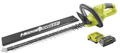 RYOBI Taille-Haies 36V Max Power RY36HT60A-140 – Taille de Haies Denses, Arbustes, Lauriers et Cyprès, Lamier 60 cm, Coupe 25 mm, Fonction Scie, HedgeSweep™, Batterie 4Ah et Chargeur