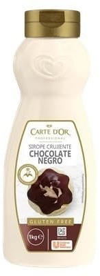 Sirope de Chocolate Negro Crujiente CARTE D’OR – 900grs | Topping Profesional para Postres, Helados y Cafetería