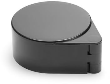 HENDI Zuckerrandhelfer, 3-teilig, Umranden Ihrer Cocktailgläser, Zuckerumrander, Limettensaft, Salz und Zucker, 200x160x(H)75mm, ABS Kunststoff, Schwarz