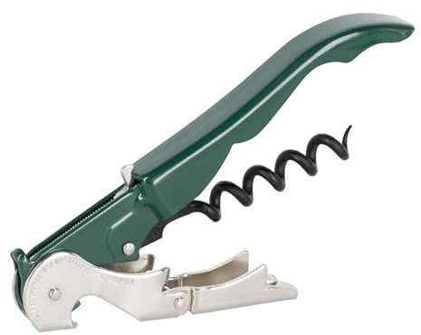 PULLTAP'S GENUINE Slider 900 Kellner-Korkenzieher für den professionellen Gebrauch, hergestellt in Spanien, mit doppeltem Gelenkhebel, Cuttermesser und Flaschenöffner