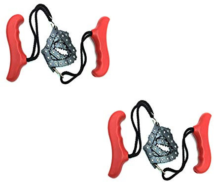 2PCS Pocket Chain Saw, Pocket Chainsaw Hand Chainsaw, Portable Outdoor Camping Folding Chain Hand Saw Tool for Camp