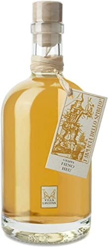 Villa Laviosa Liquore Grappa al Fieno 70 cl. Aromatizzata Italiana Erbe Gradazione 30% confezione, Grappa al Fieno da 700 ml