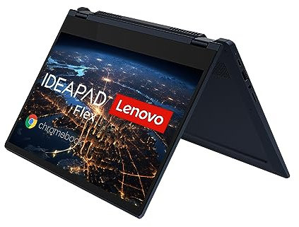 Lenovo Chromebook IdeaPad Flex 5i Convertibile | Display touch Full HD 13,3 | Intel Pentium Gold 7505 | 4 GB RAM | 128 GB SSD | Intel UHD Graphics | Chrome OS | QWERTZ