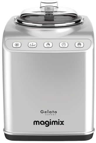 Magimix Eismaschine Gelato Expert mit 180Watt aus Edelstahl, 11680RW