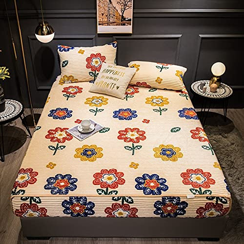 AILIFE Juego de ropa de cama de franela gruesa de terciopelo, funda de edredón y fundas de almohada, ropa de cama