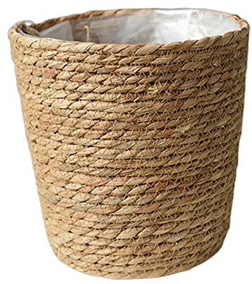 LOVIVER Pflanzkorb-Liner mit wasserdichter -Liner Naturfarbe Ersatz-Organizer Blumentopf Blumentöpfe zur Aufbewahrung im Freien Gartenblume Indoor