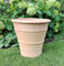Palatina Grand pot de fleurs en terre cuite fait à la main Hauteur 50 cm Pot de fleurs résistant au gel pour le jardin, le balcon ou la terrasse Yucca 50 cm