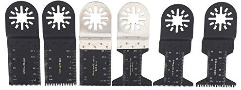 Utensile Multifunzione Lama Kit di Accessori Oscillanti 25 Pezzi Lame per Seghe Oscillanti Compatibile con, Fein, ecc.