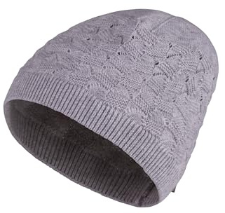 Sterntaler GOTS Strickmütze Lochmuster - Baby Strickmütze Mädchen mit Lochmuster - Baby Mütze aus Bio -Baumwolle - leichte Strickmütze Baby perfekt für milde Frühlingstage - Silber Melange, 37