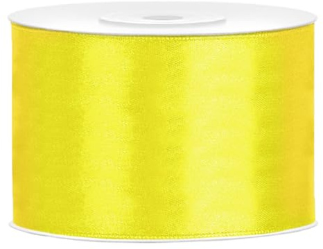 Satinband Auswahl aus 25 Farben und 6 Breiten 3mm 6mm 12mm 25mm 38mm 50mm Dekoband als Deko für Hochzeit, zum Basteln, als Geschenkverpackung